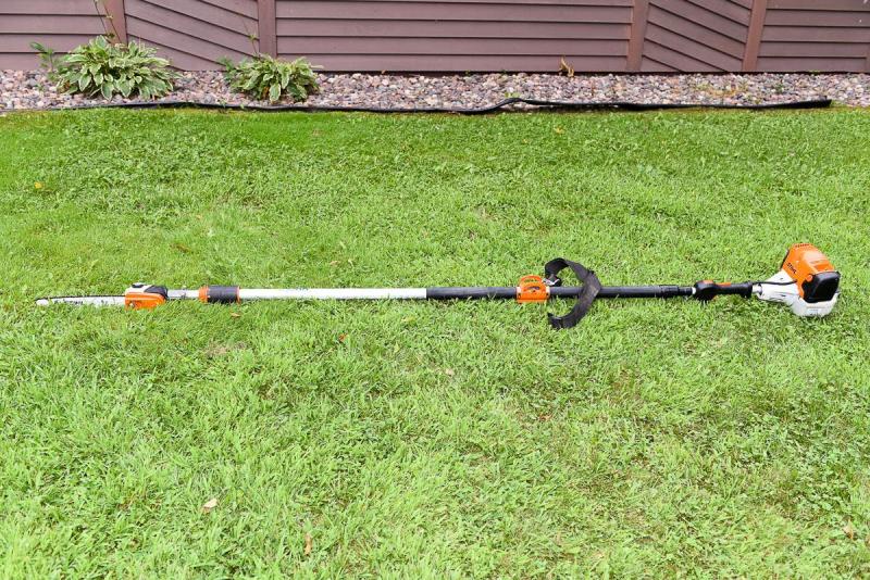  Pole Saw Pruner 12" bar - Telescoping 7.5 to 11.5 Ft - 31.4 cc 1.4 bhp HT 103